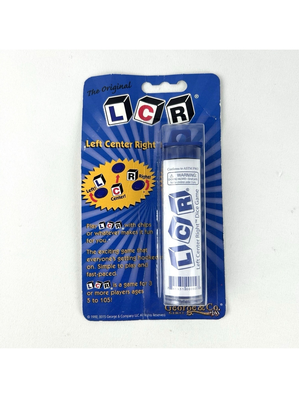 LCR Dice Game by George and Company **New Sealed**